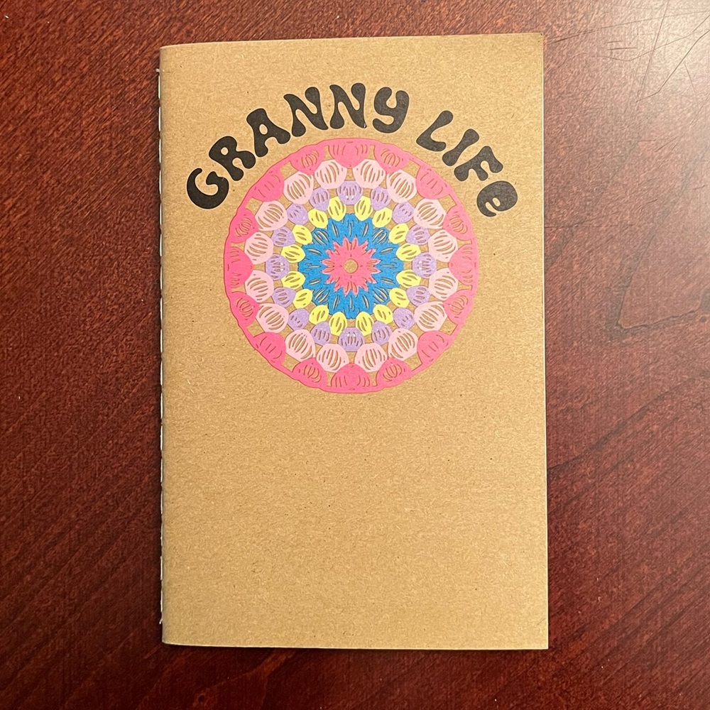 NWT Big Twist “Granny Life” Mini Notebook – 3.5x5.5” – 48 Pages